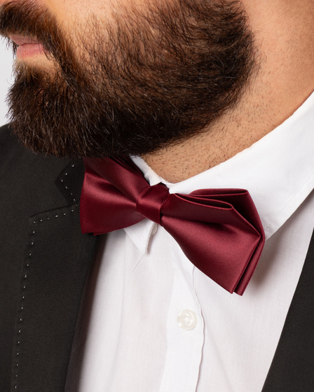 MUCHA MĘSKA MUSZKA GŁADKA ELEGANCKA regulacja do garnituru KLASYCZNA