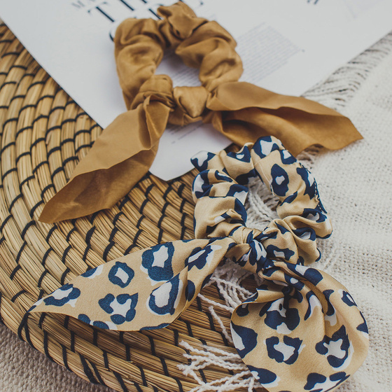 GUMKA DO WŁOSÓW panterka SCRUNCHIE apaszka frotka