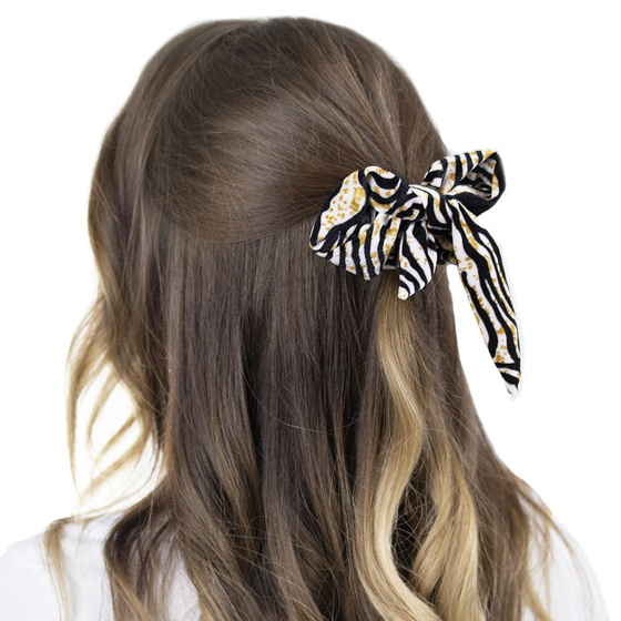 GUMKA DO WŁOSÓW frotka SCRUNCHIES zeberka APASZKA