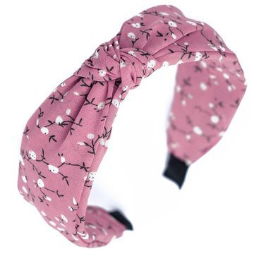 OPASKA DO WŁOSÓW szeroka WĘZEŁ turban RÓŻOWA