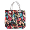 TOREBKA DAMSKA na ramię TORBA duża BOHO PLAŻOWA shopper pojemna LIŚCIE