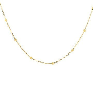 Naszyjnik łańcuszek STAL SZLACHETNA POZŁACANA