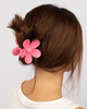 SPINKA DO WŁOSÓW duża klamra matowa klamerka żabka szczęka KWIAT