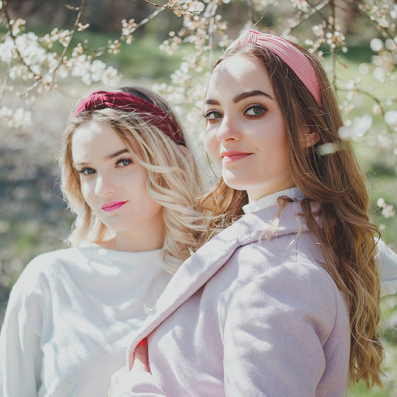 OPASKA DO WŁOSÓW różowa WĘZEŁ szeroka TURBAN