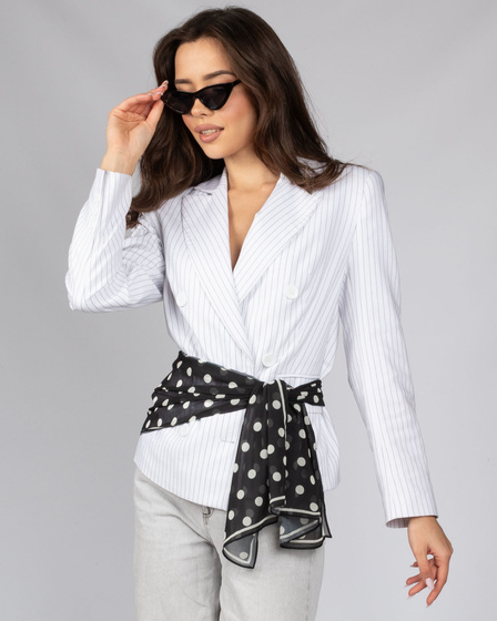 APASZKA CHUSTA DAMSKA Alessio na szyję chustka gawroszka ZWIEWNA GROSZKI