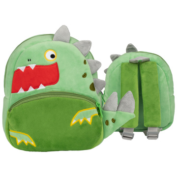 PLECAK SZKOLNY dla Dziewczynki Chłopca Przedszkolaka dinosaur PLUSZOWY