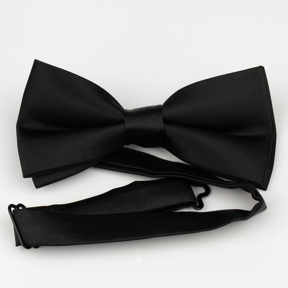 MUCHA MĘSKA MUSZKA GŁADKA ELEGANCKA regulacja do garnituru KLASYCZNA