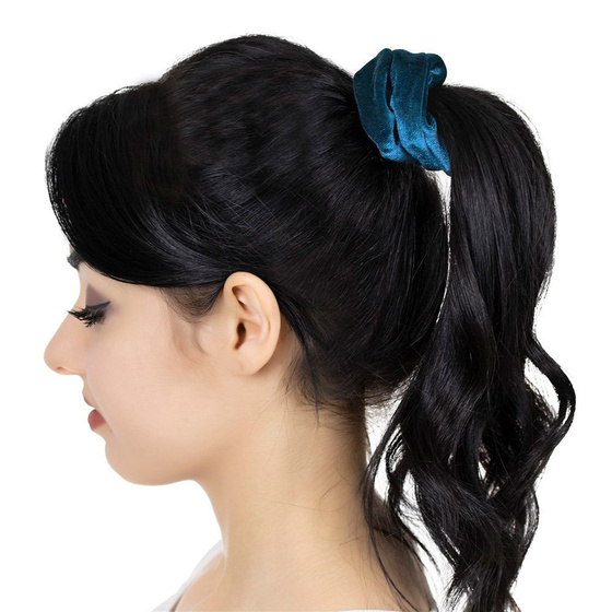 GUMKA DO WŁOSÓW scrunchies FROTKA welur SZMARAGD