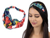 OPASKA DO WŁOSÓW kwiaty NA GUMCE bandamka TURBAN na głowę