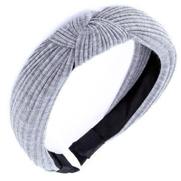 OPASKA DO WŁOSÓW szara WĘZEŁ szeroka TURBAN