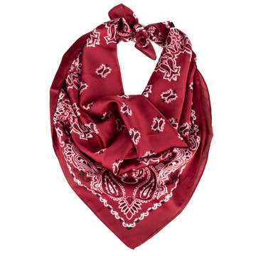 BANDAMKA BANDANA Alessio CHUSTKA CHUSTA bordowa DUŻA 67cmx67cm