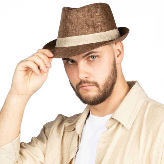 KAPELUSZ Alessio MĘSKI damski PLECIONY lato HAWANA letni PANAMA