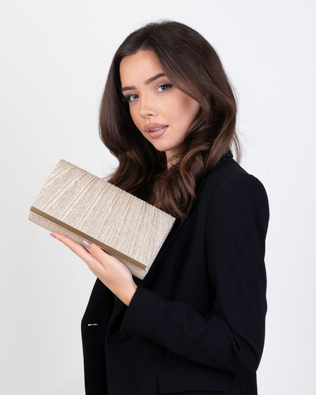 Torebka WIECZOROWA błyszcząca KOPERTÓWKA mała ELEGANCKA wizytowa