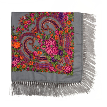 CHUSTA Ludowa Alessio GÓRALSKA Folk KWIATY DUŻA