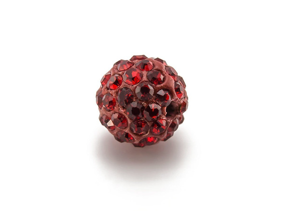 SHAMBALLA KULKA SWAROVSKI GARNET 241 10mm