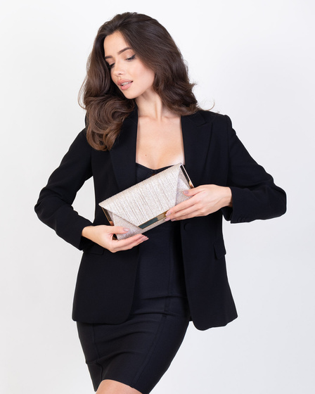 Torebka KOPERTÓWKA wieczorowa damska wizytowa ŁAŃCUSZEK elegancka