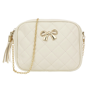 Alessio TOREBKA Damska PIKOWANA na ramię łańcuszek QUILTED CROSSBODY