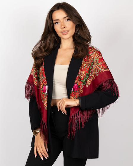 CHUSTA Ludowa Alessio GÓRALSKA Folk KWIATY DUŻA