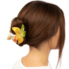 KLAMRA KWIAT szczęka duża SPINKA do włosów kwiatek Kwiat Plumerii HAWAJSKA