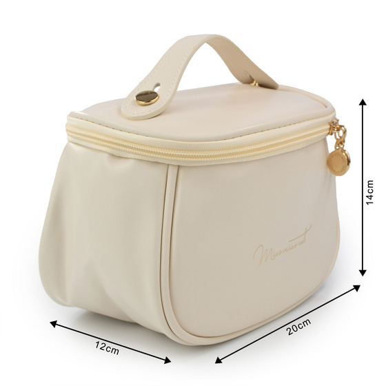 KOSMETYCZKA podróżna KUFEREK duża DAMSKA ORGANIZER na kosmetyki