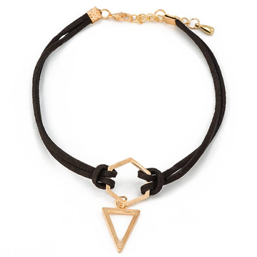 Choker NASZYJNIK wielokąt plus