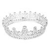KORONA Diadem Tiara MISS GLOW ŚLUBNA SREBRNA cyrkonie KRYSZTAŁY