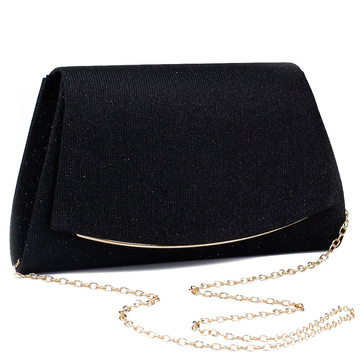 Torebka WIZYTOWA mała KOPERTÓWKA WIECZOROWA ŁAŃCUSZEK błyszcząca elegancka