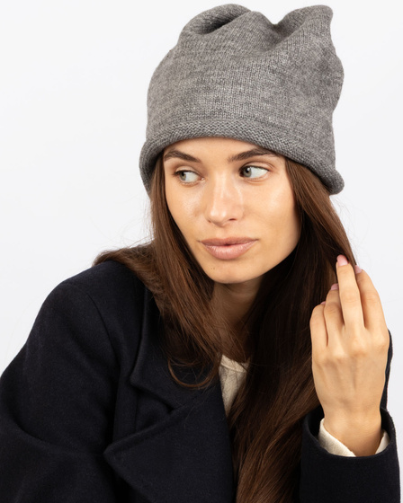 Czapka BEANIE smerfetka oversize damska MŁODZIEŻOWA ZIMOWA