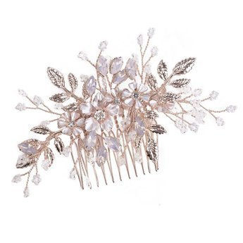 OZDOBA DO WŁOSÓW rose gold ŚLUBNA grzebyk ŚLUB