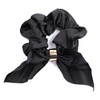 GUMKA do włosów APASZKA SCRUNCHIES frotka CZARNA