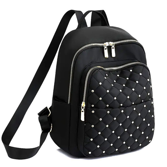 Alessio PLECAK damski POJEMNY miejski szkolny PIKOWANY torba QUILTED