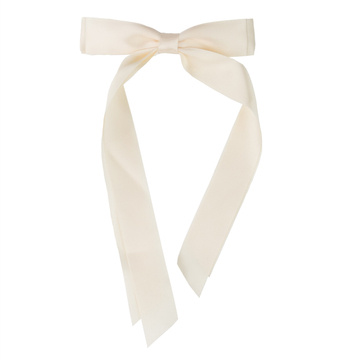 SPINKA DO WŁOSÓW kokarda wstążka długa cienka elegancka delikatna